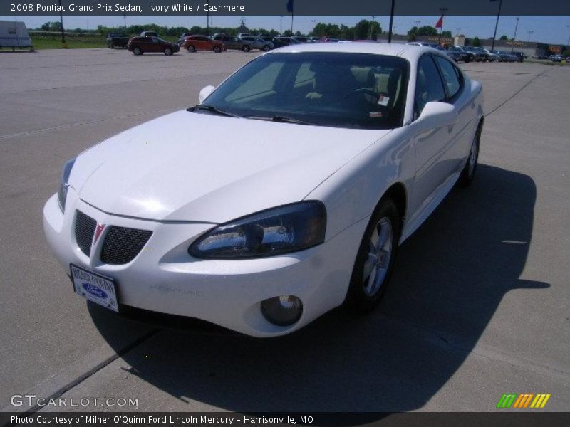 Ivory White / Cashmere 2008 Pontiac Grand Prix Sedan