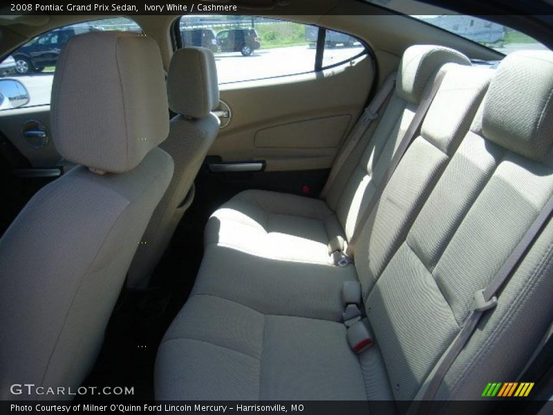 Ivory White / Cashmere 2008 Pontiac Grand Prix Sedan