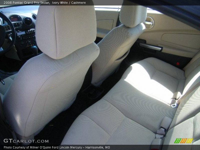 Ivory White / Cashmere 2008 Pontiac Grand Prix Sedan
