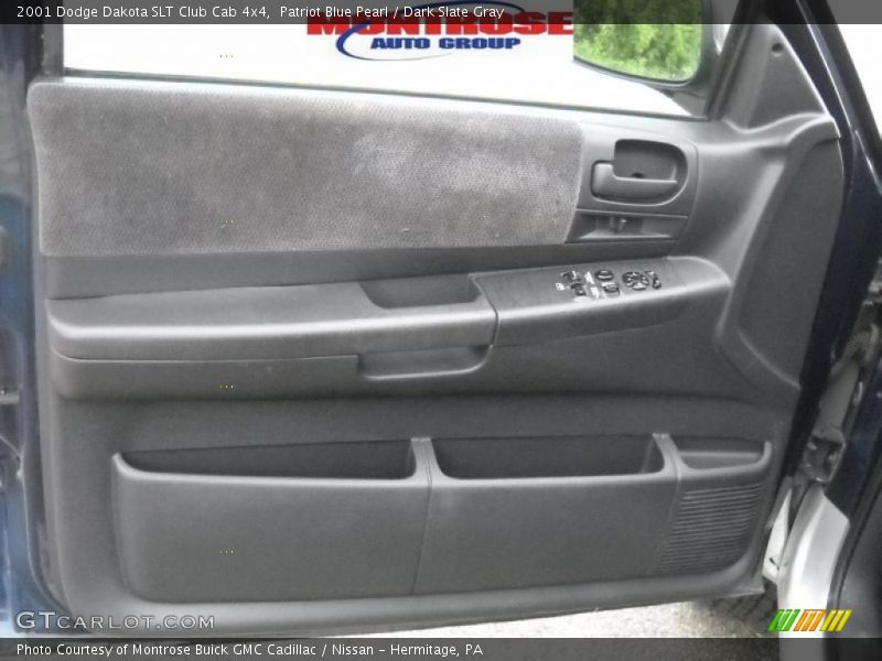 Patriot Blue Pearl / Dark Slate Gray 2001 Dodge Dakota SLT Club Cab 4x4