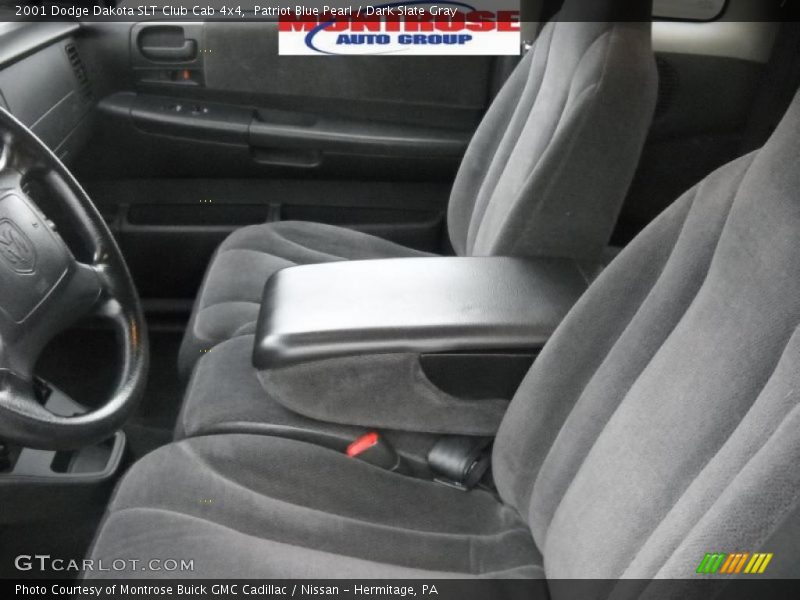 Patriot Blue Pearl / Dark Slate Gray 2001 Dodge Dakota SLT Club Cab 4x4