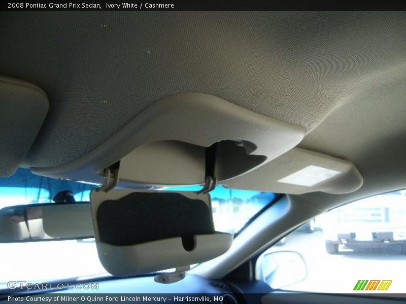 Ivory White / Cashmere 2008 Pontiac Grand Prix Sedan