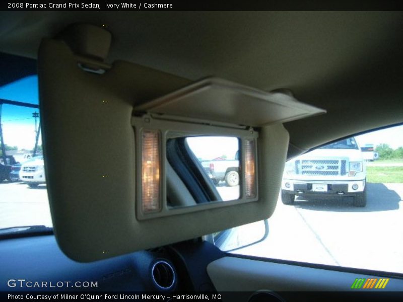 Ivory White / Cashmere 2008 Pontiac Grand Prix Sedan