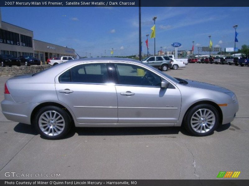 Satellite Silver Metallic / Dark Charcoal 2007 Mercury Milan V6 Premier