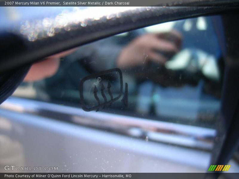 Satellite Silver Metallic / Dark Charcoal 2007 Mercury Milan V6 Premier