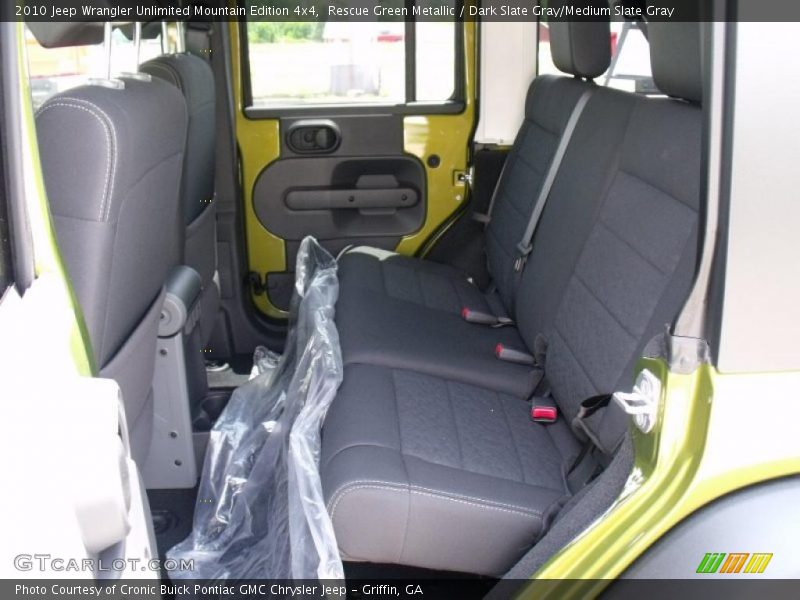 Rescue Green Metallic / Dark Slate Gray/Medium Slate Gray 2010 Jeep Wrangler Unlimited Mountain Edition 4x4