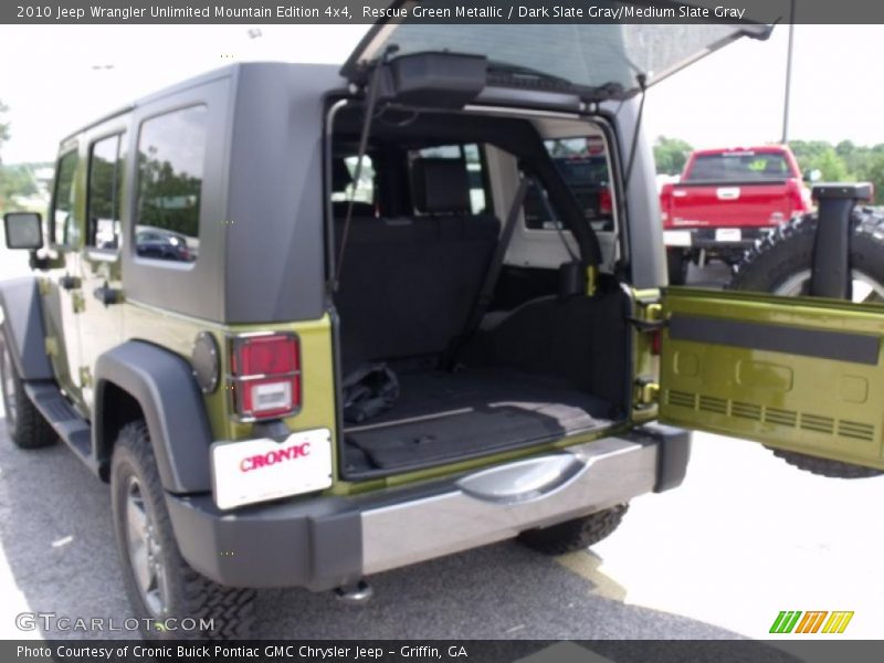 Rescue Green Metallic / Dark Slate Gray/Medium Slate Gray 2010 Jeep Wrangler Unlimited Mountain Edition 4x4