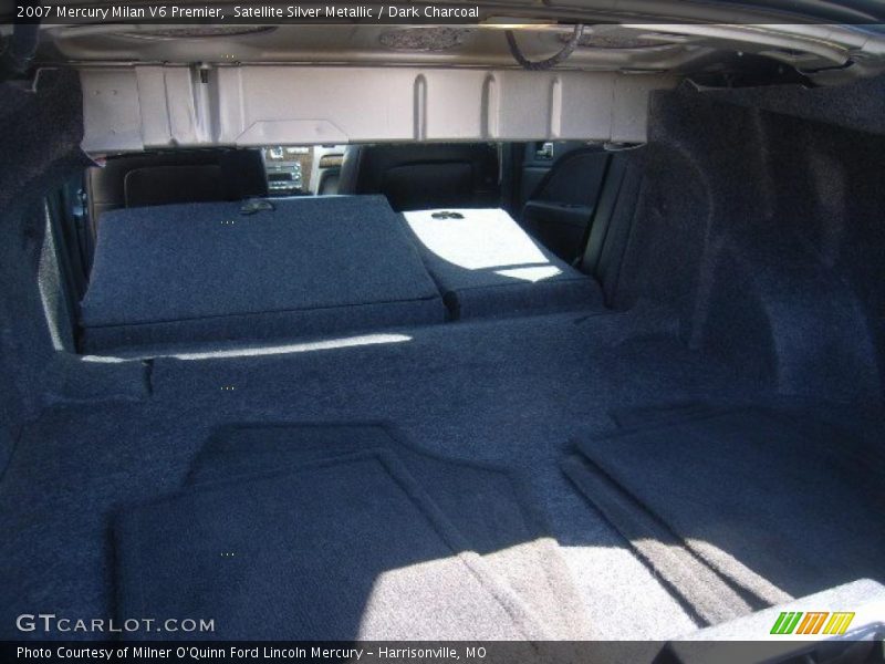 Satellite Silver Metallic / Dark Charcoal 2007 Mercury Milan V6 Premier