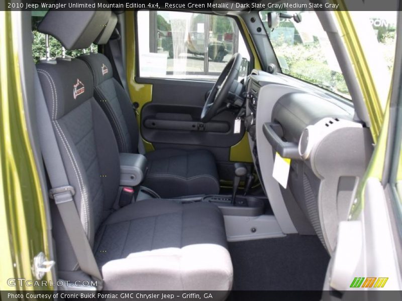 Rescue Green Metallic / Dark Slate Gray/Medium Slate Gray 2010 Jeep Wrangler Unlimited Mountain Edition 4x4