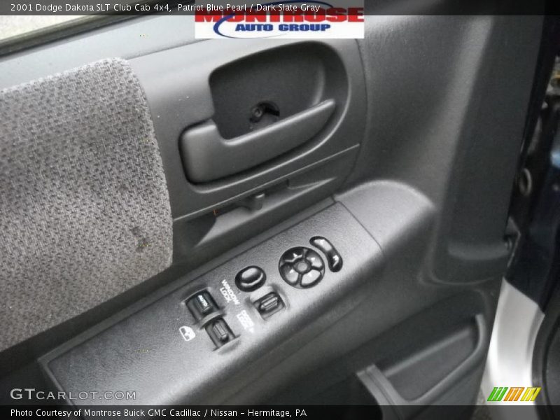 Patriot Blue Pearl / Dark Slate Gray 2001 Dodge Dakota SLT Club Cab 4x4