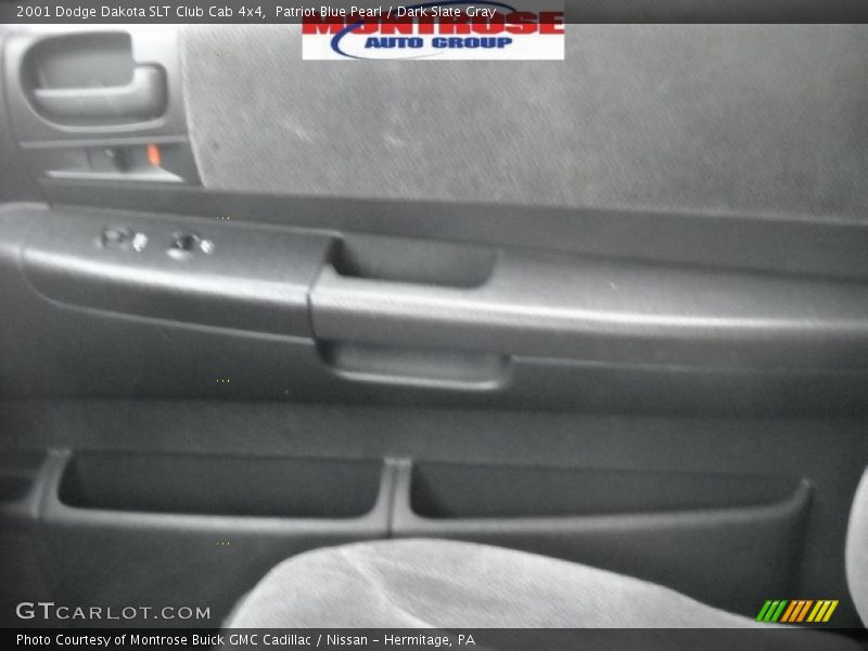 Patriot Blue Pearl / Dark Slate Gray 2001 Dodge Dakota SLT Club Cab 4x4