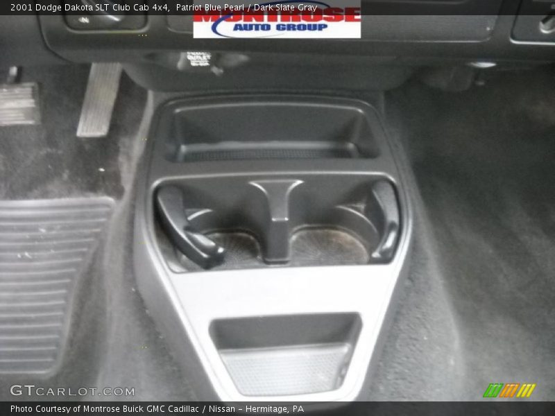Patriot Blue Pearl / Dark Slate Gray 2001 Dodge Dakota SLT Club Cab 4x4