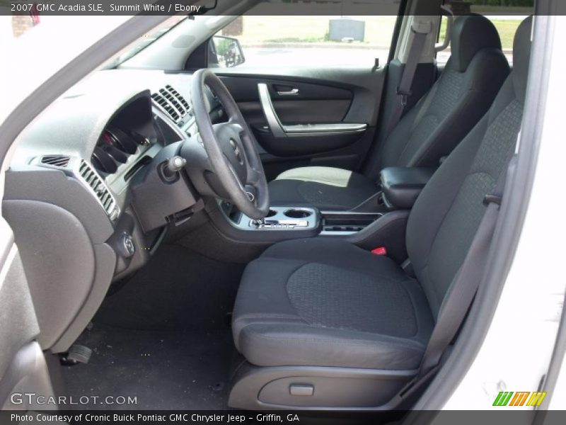 Summit White / Ebony 2007 GMC Acadia SLE