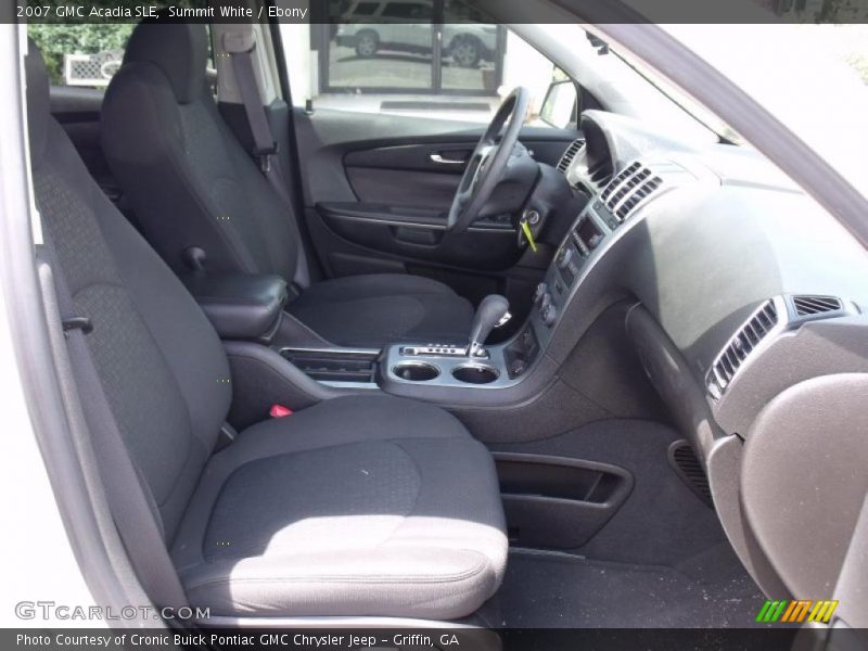 Summit White / Ebony 2007 GMC Acadia SLE