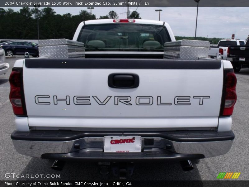 Summit White / Tan 2004 Chevrolet Silverado 1500 Work Truck Extended Cab