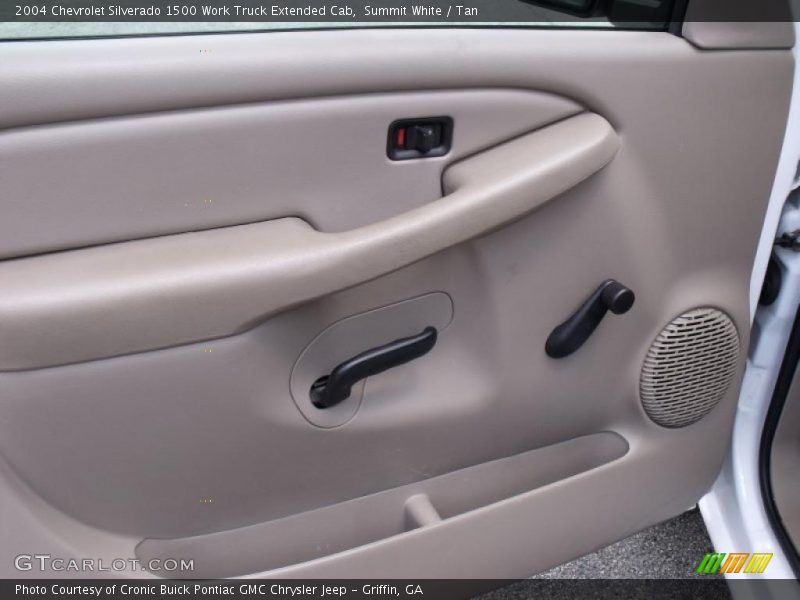 Summit White / Tan 2004 Chevrolet Silverado 1500 Work Truck Extended Cab