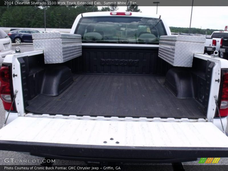 Summit White / Tan 2004 Chevrolet Silverado 1500 Work Truck Extended Cab