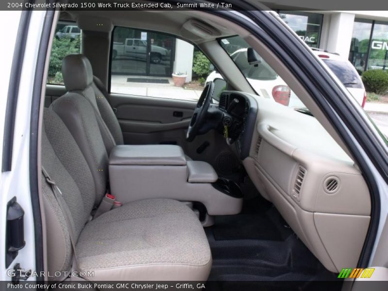 Summit White / Tan 2004 Chevrolet Silverado 1500 Work Truck Extended Cab