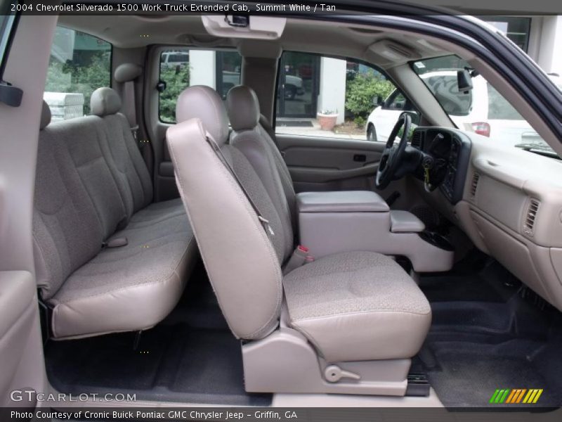 Summit White / Tan 2004 Chevrolet Silverado 1500 Work Truck Extended Cab