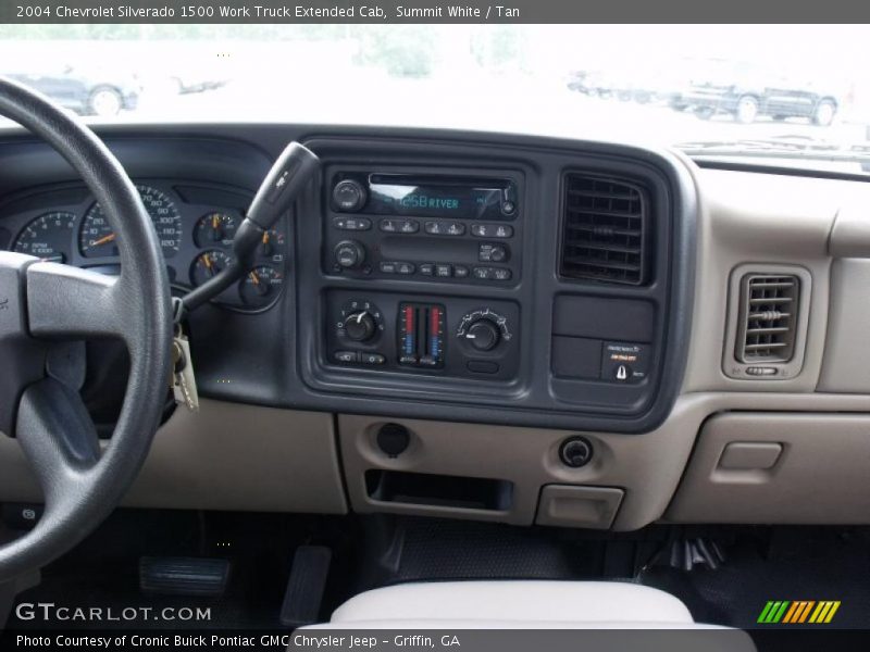 Summit White / Tan 2004 Chevrolet Silverado 1500 Work Truck Extended Cab