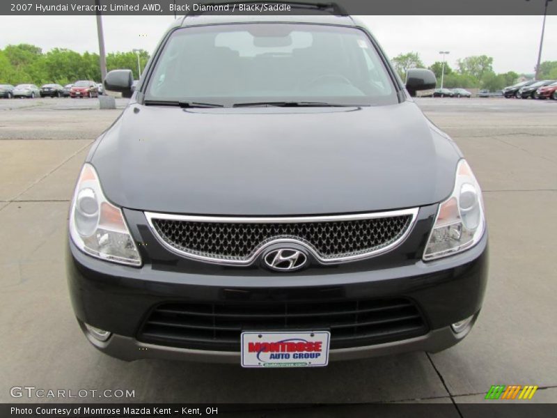 Black Diamond / Black/Saddle 2007 Hyundai Veracruz Limited AWD