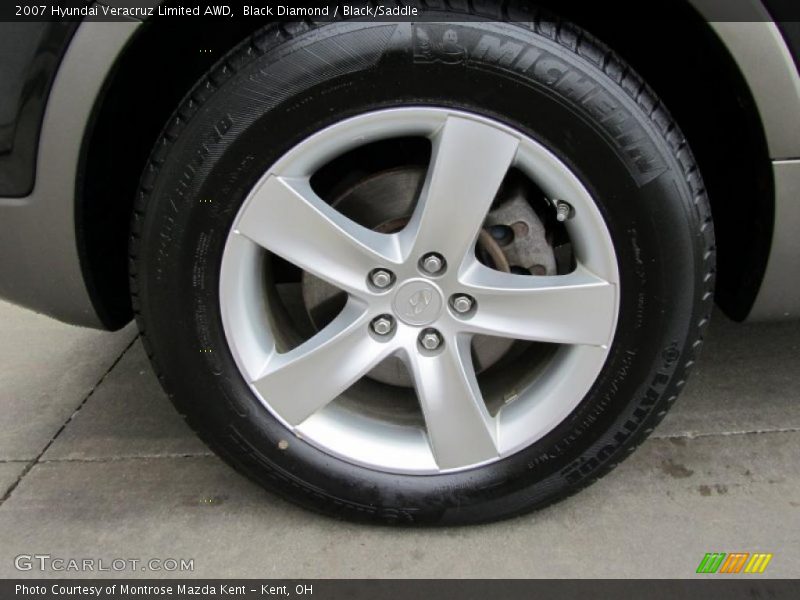 Black Diamond / Black/Saddle 2007 Hyundai Veracruz Limited AWD