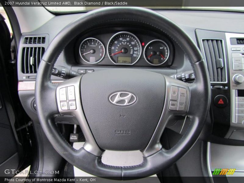 Black Diamond / Black/Saddle 2007 Hyundai Veracruz Limited AWD