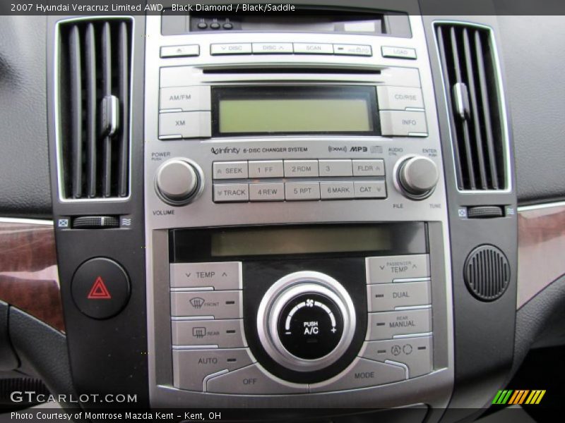 Black Diamond / Black/Saddle 2007 Hyundai Veracruz Limited AWD