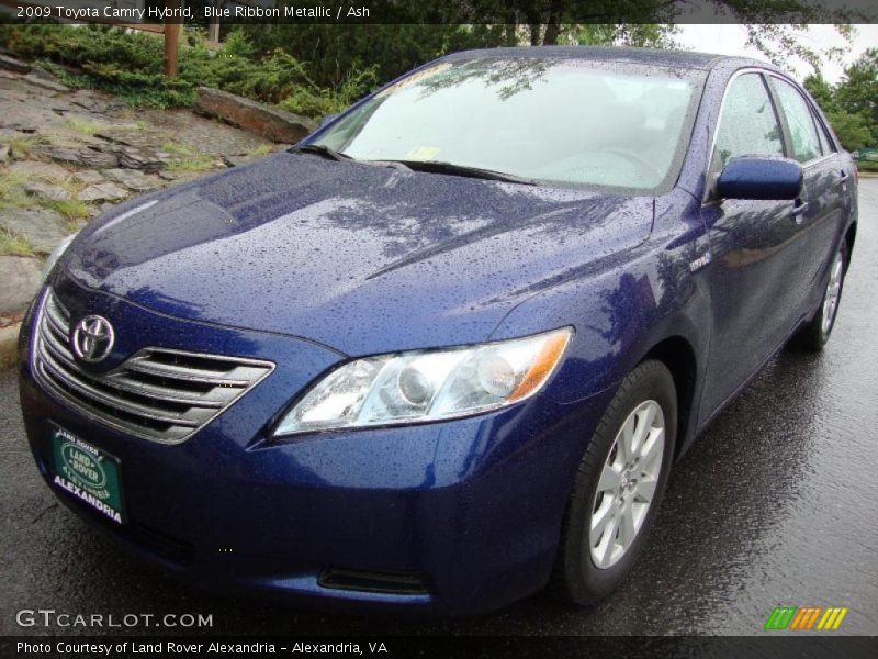 Blue Ribbon Metallic / Ash 2009 Toyota Camry Hybrid