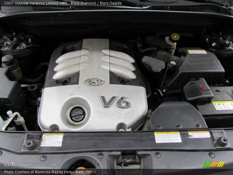 Black Diamond / Black/Saddle 2007 Hyundai Veracruz Limited AWD