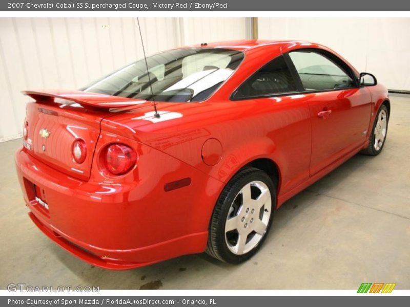 Victory Red / Ebony/Red 2007 Chevrolet Cobalt SS Supercharged Coupe