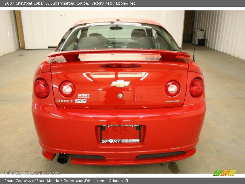 Victory Red / Ebony/Red 2007 Chevrolet Cobalt SS Supercharged Coupe