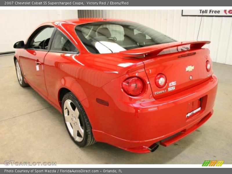 Victory Red / Ebony/Red 2007 Chevrolet Cobalt SS Supercharged Coupe