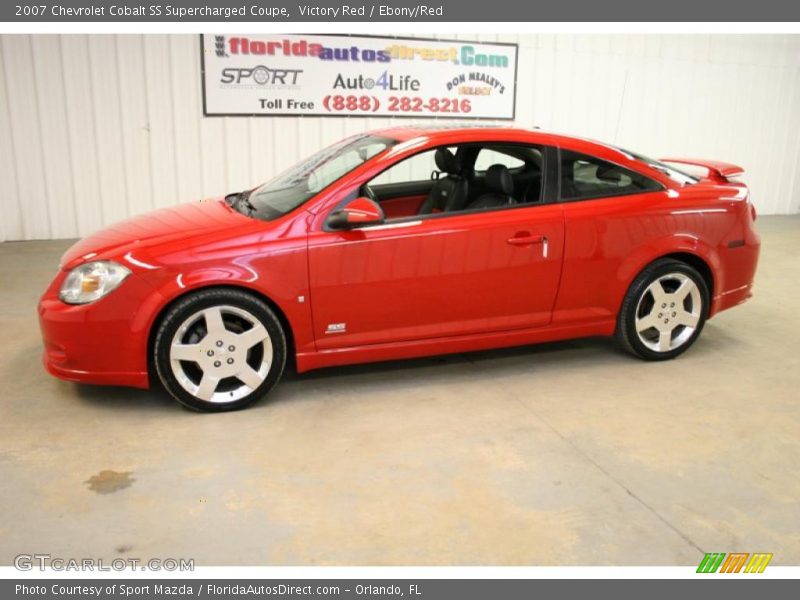 Victory Red / Ebony/Red 2007 Chevrolet Cobalt SS Supercharged Coupe