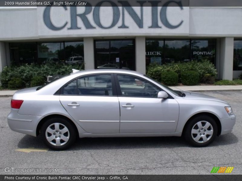 Bright Silver / Gray 2009 Hyundai Sonata GLS
