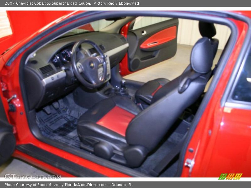 Victory Red / Ebony/Red 2007 Chevrolet Cobalt SS Supercharged Coupe