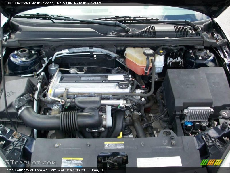 Navy Blue Metallic / Neutral 2004 Chevrolet Malibu Sedan