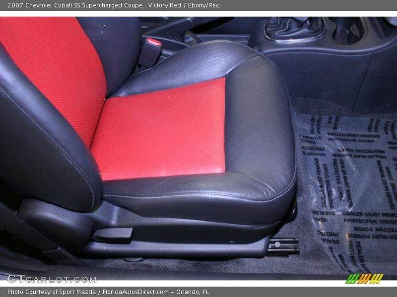 Victory Red / Ebony/Red 2007 Chevrolet Cobalt SS Supercharged Coupe