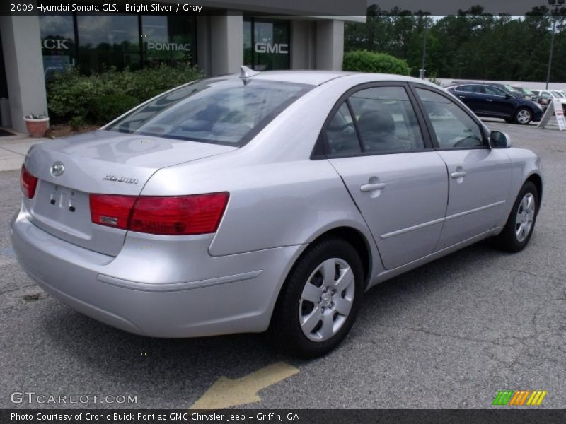Bright Silver / Gray 2009 Hyundai Sonata GLS