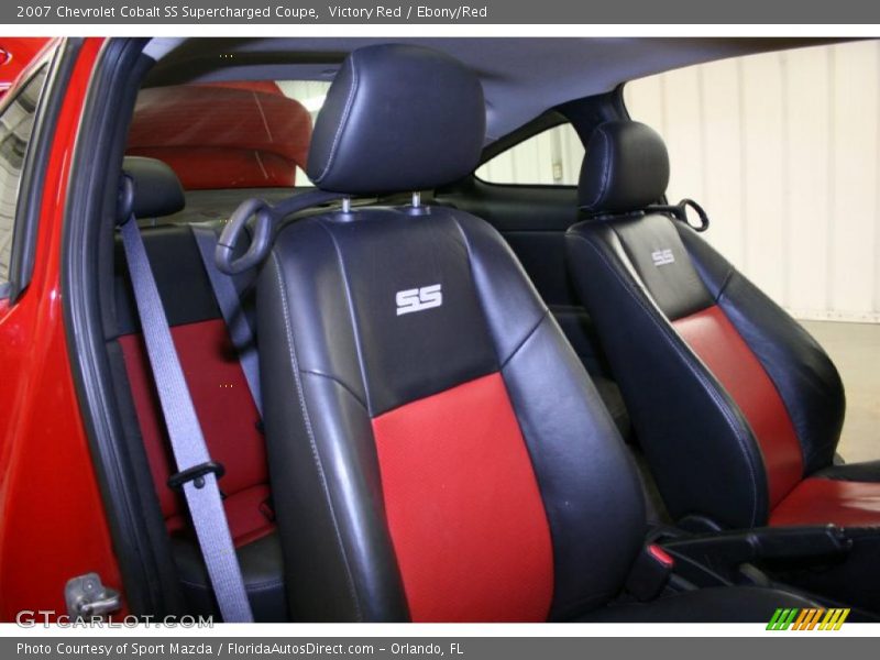 Victory Red / Ebony/Red 2007 Chevrolet Cobalt SS Supercharged Coupe