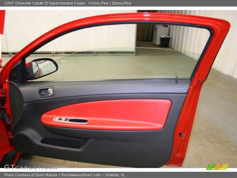 Victory Red / Ebony/Red 2007 Chevrolet Cobalt SS Supercharged Coupe