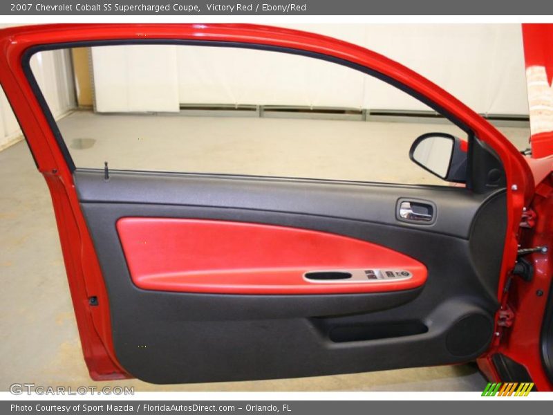 Victory Red / Ebony/Red 2007 Chevrolet Cobalt SS Supercharged Coupe