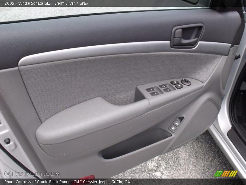 Bright Silver / Gray 2009 Hyundai Sonata GLS