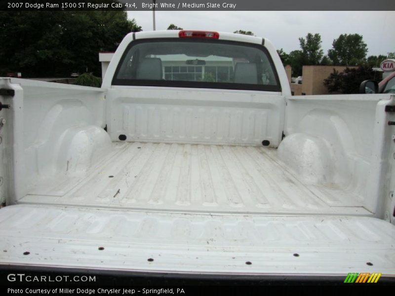 Bright White / Medium Slate Gray 2007 Dodge Ram 1500 ST Regular Cab 4x4