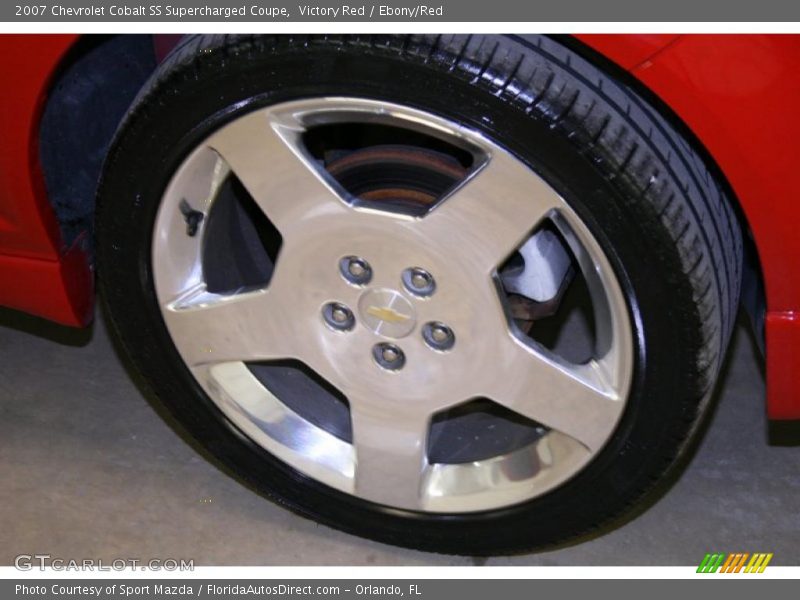 Victory Red / Ebony/Red 2007 Chevrolet Cobalt SS Supercharged Coupe