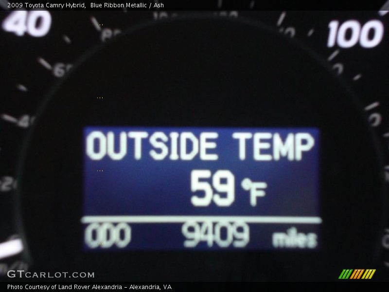 Blue Ribbon Metallic / Ash 2009 Toyota Camry Hybrid