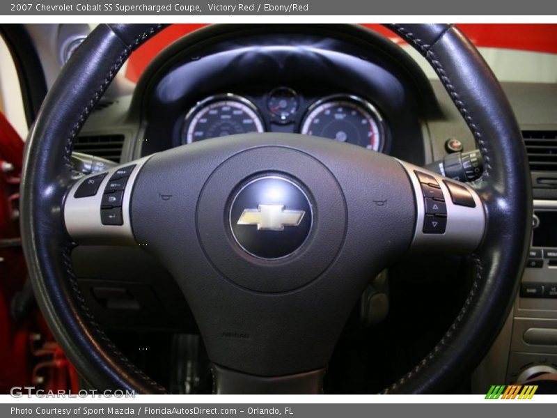 Victory Red / Ebony/Red 2007 Chevrolet Cobalt SS Supercharged Coupe