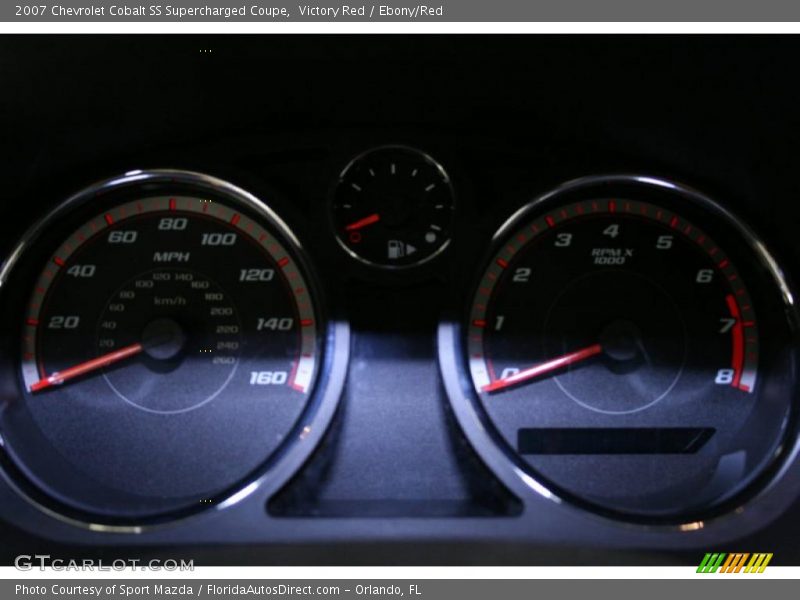 Victory Red / Ebony/Red 2007 Chevrolet Cobalt SS Supercharged Coupe