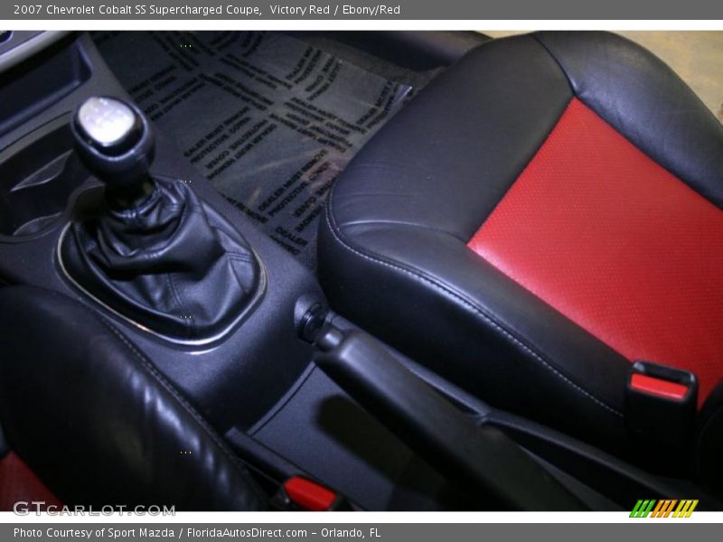 Victory Red / Ebony/Red 2007 Chevrolet Cobalt SS Supercharged Coupe