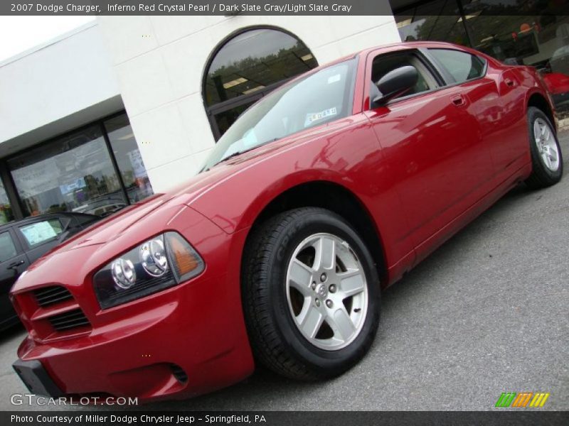 Inferno Red Crystal Pearl / Dark Slate Gray/Light Slate Gray 2007 Dodge Charger